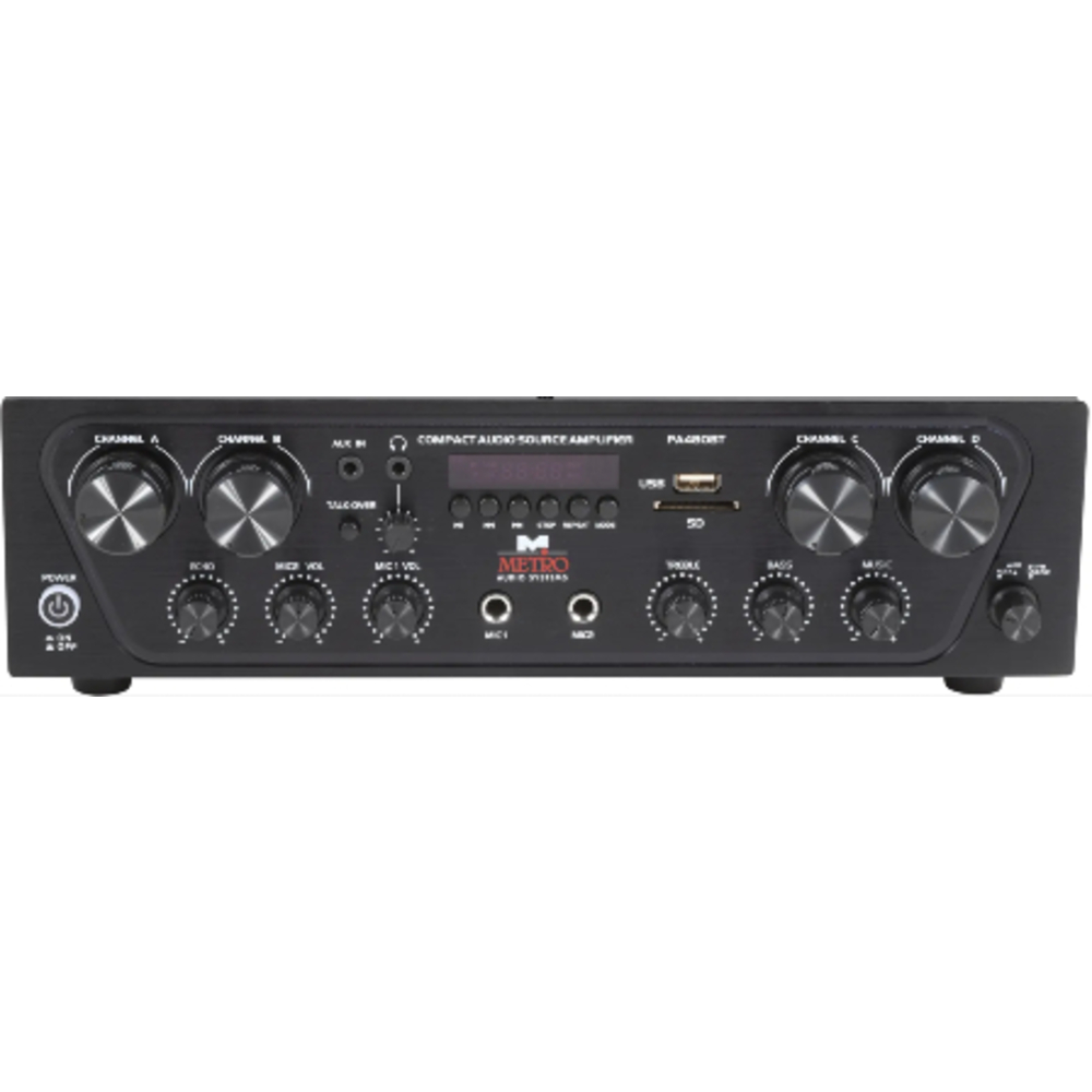 Metro Audio Systems PA-480BT Ολοκληρωμένος Ενισχυτής