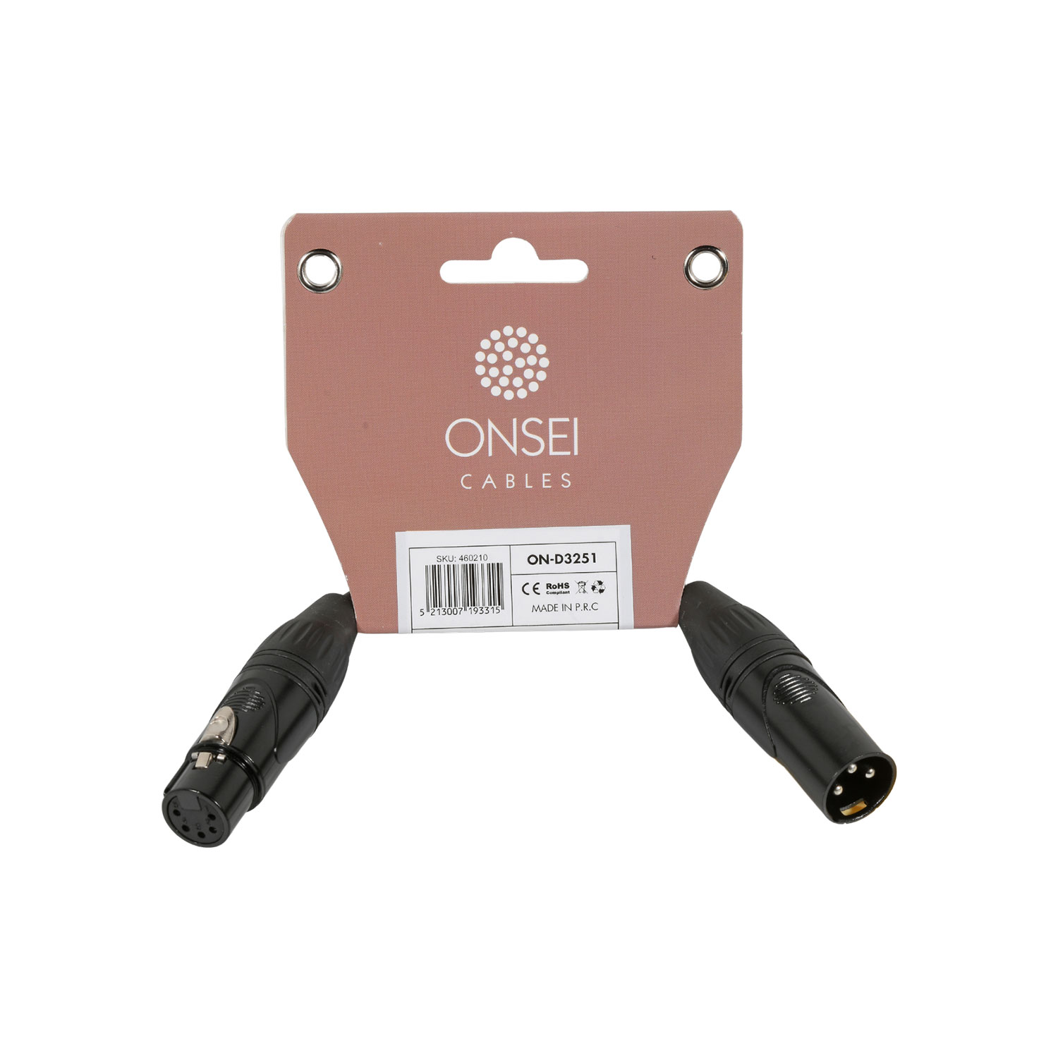 Onsei DMX 5pin / XLR 3pin 0.15m
