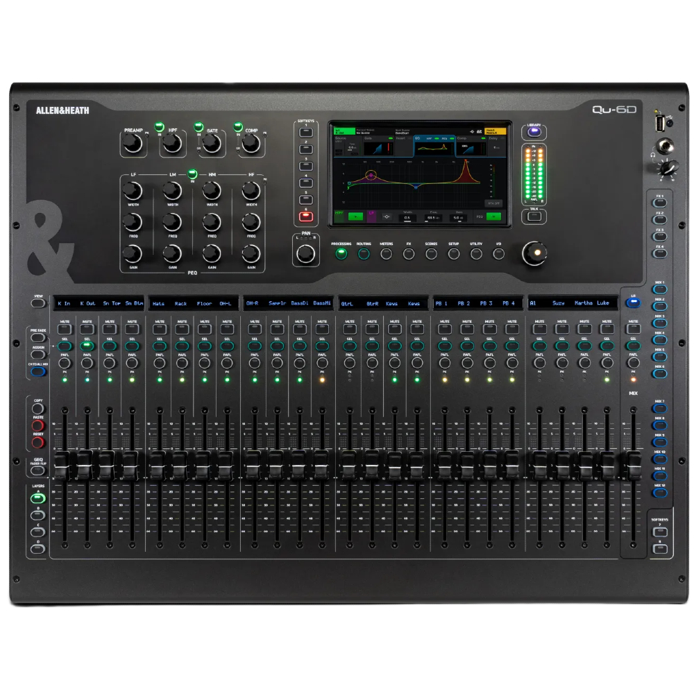 Allen & Heath QU-6 Dante Ψηφιακός Μίκτης