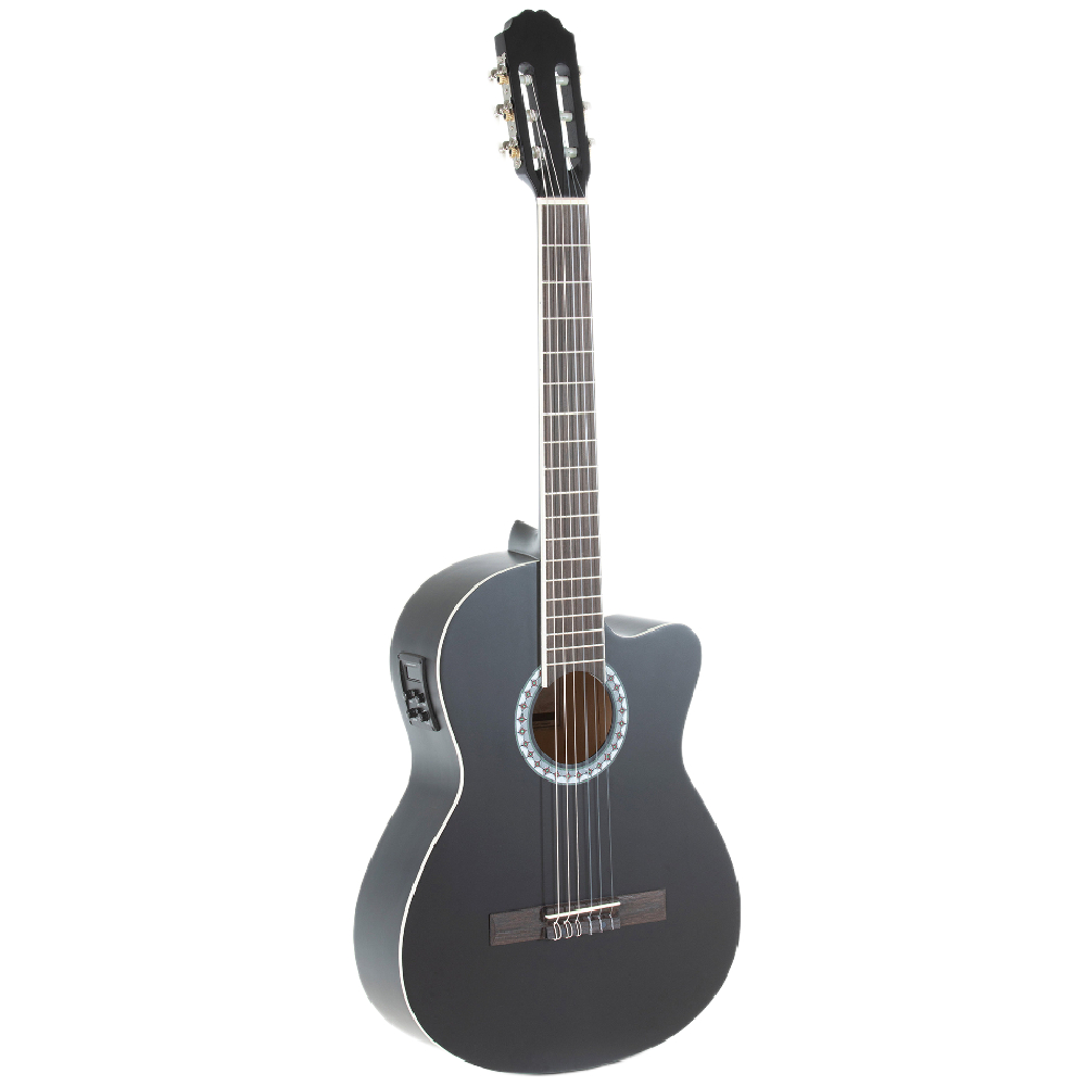 Gewa Basic Plus 4/4 Black Ηλεκτροκλασική Κιθάρα 
