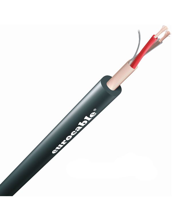 EUROCABLE 02N6E Kαλώδιο Mικροφώνου Μάυρο