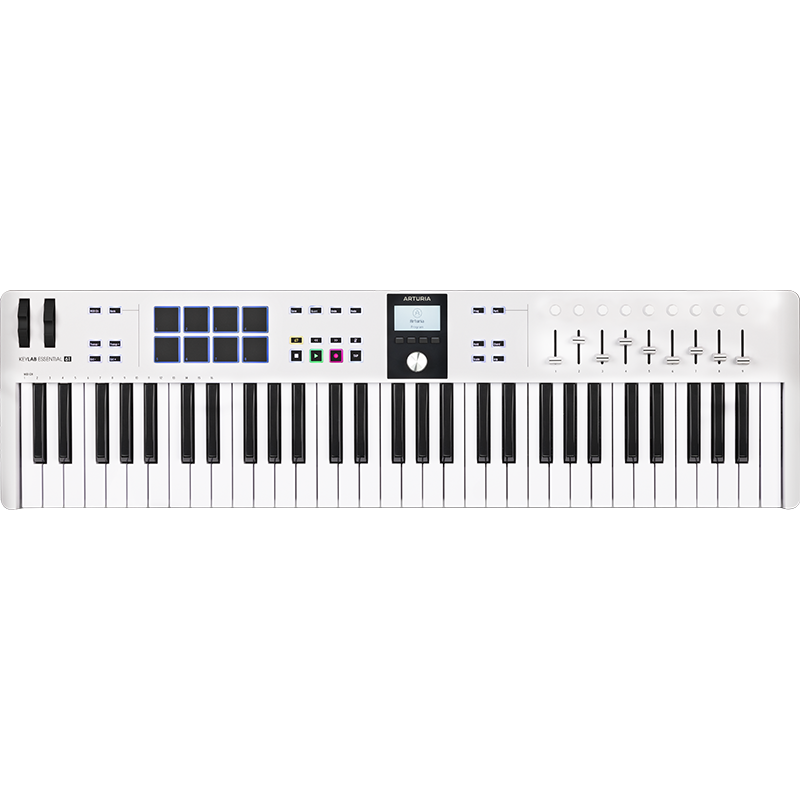 Arturia KeyLab Essential 61 MK3 White Midi Keyboard