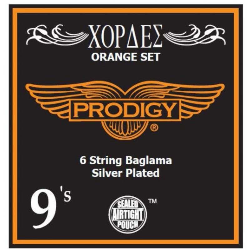 PRODIGY Orange  Xορδές Μπαγλαμά 9s x 3set