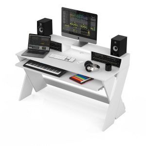 243152 glorious sound desk pro white