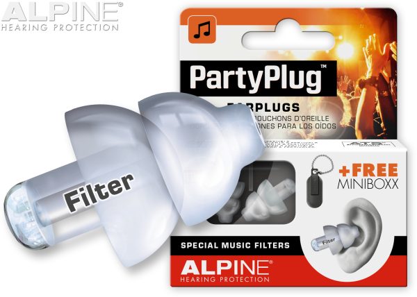 Alpine partyplug transparent with earplug